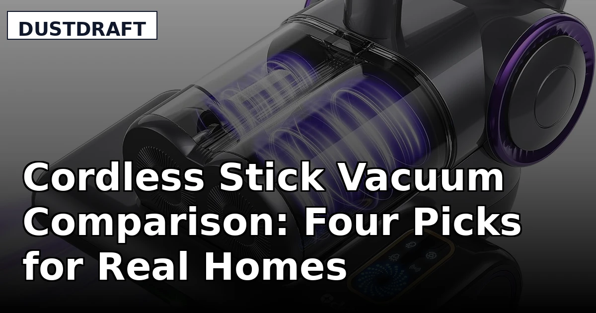 Cordless Stick Vacuum Comparison: Four Picks for Real Homes