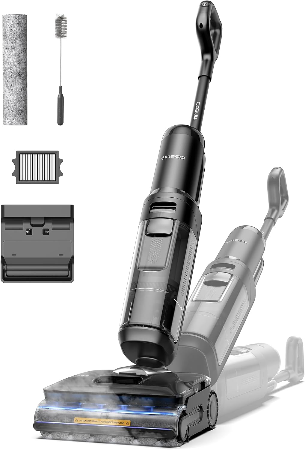 Tineco Floor One S7 Stretch Steam Cordless Wet Dry Vacuum Steam Mop All-in-One,...